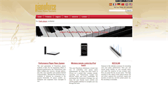 Desktop Screenshot of pianoforce.com