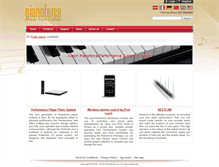 Tablet Screenshot of pianoforce.com